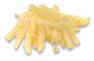 Minutpotatis strimlad