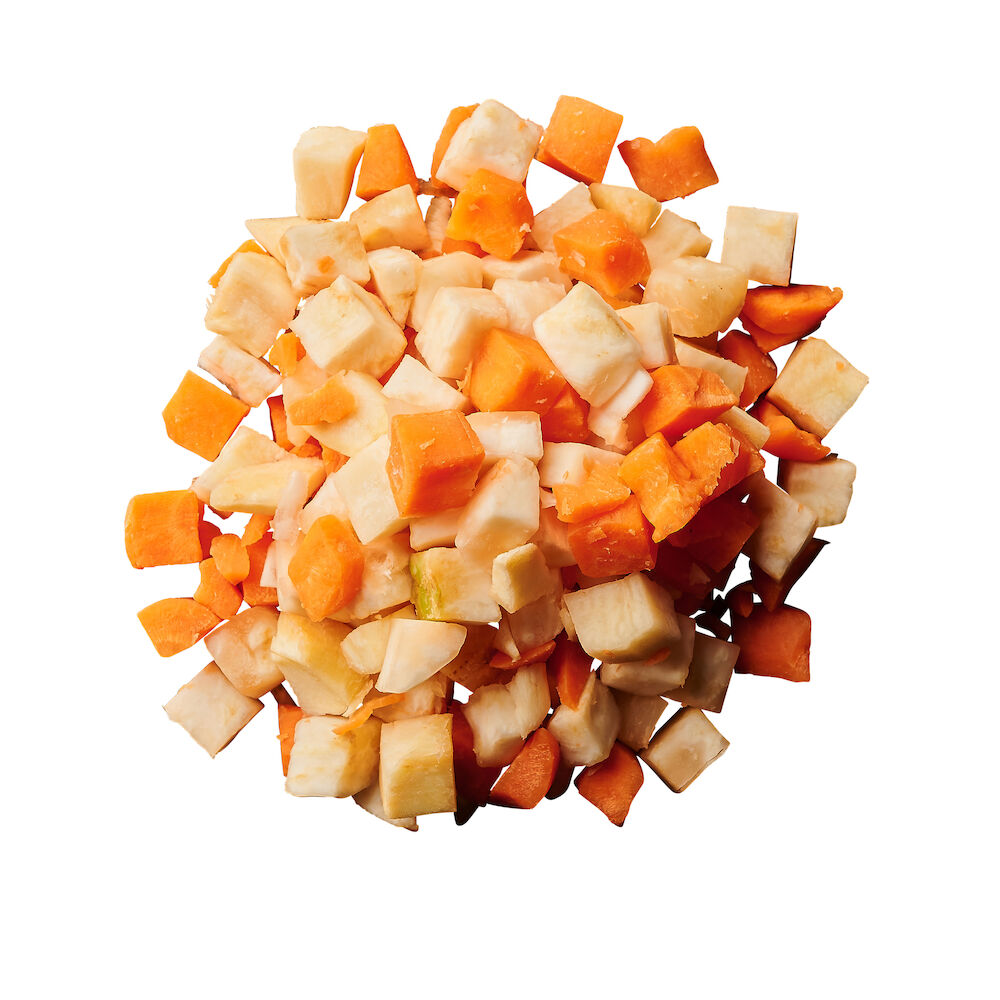 Rotfruktsmix 20x20 tärnad vac