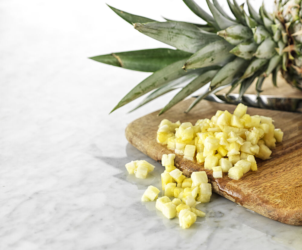 Ananas tärnad 10x10mm 2 kg