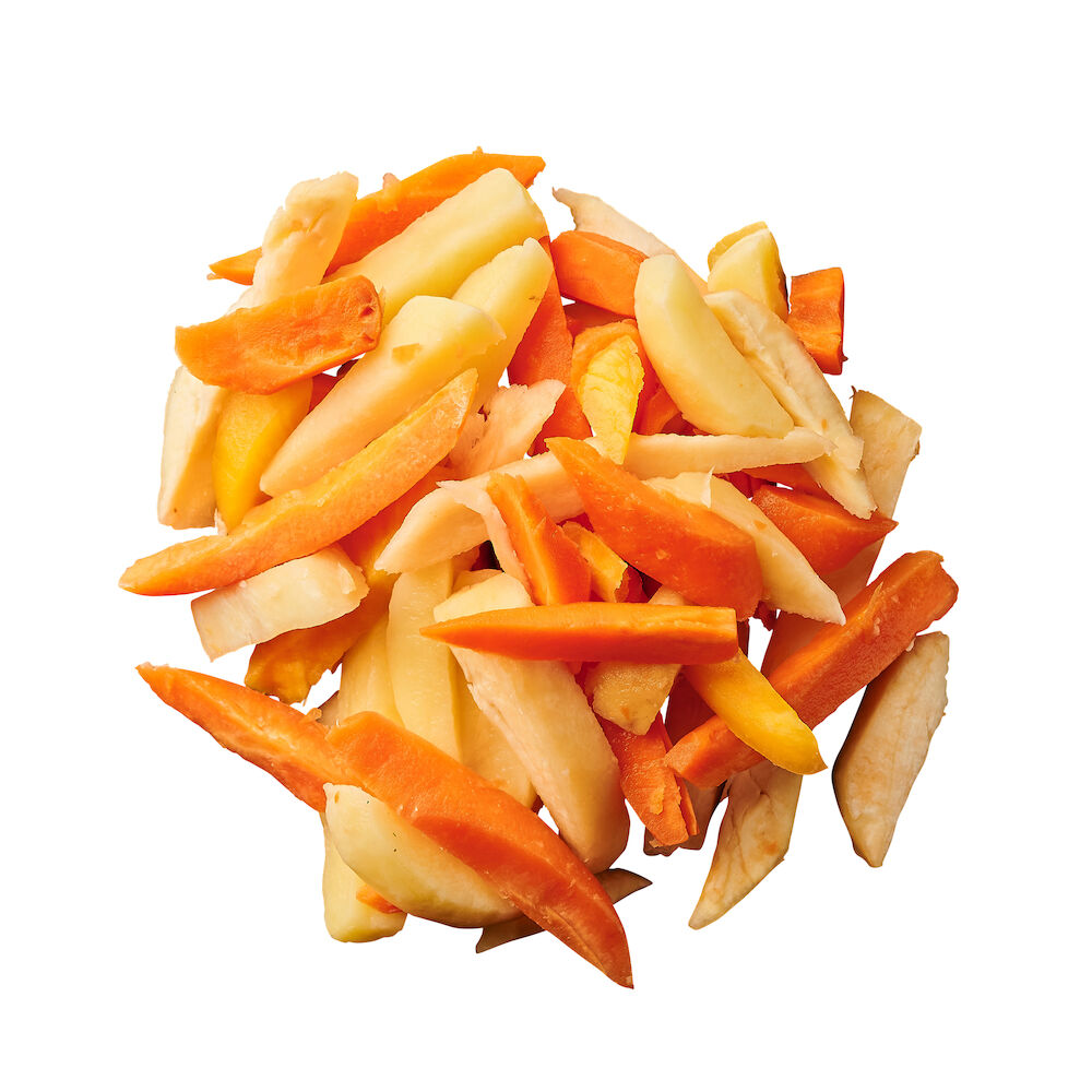 Rotfruktsstav mix 15x15 mm