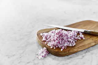 Lök röd tärnad 6 mm 2 kg