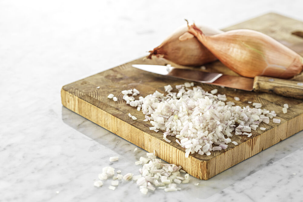 Lök schalotten tärnad 3 mm 2 kg