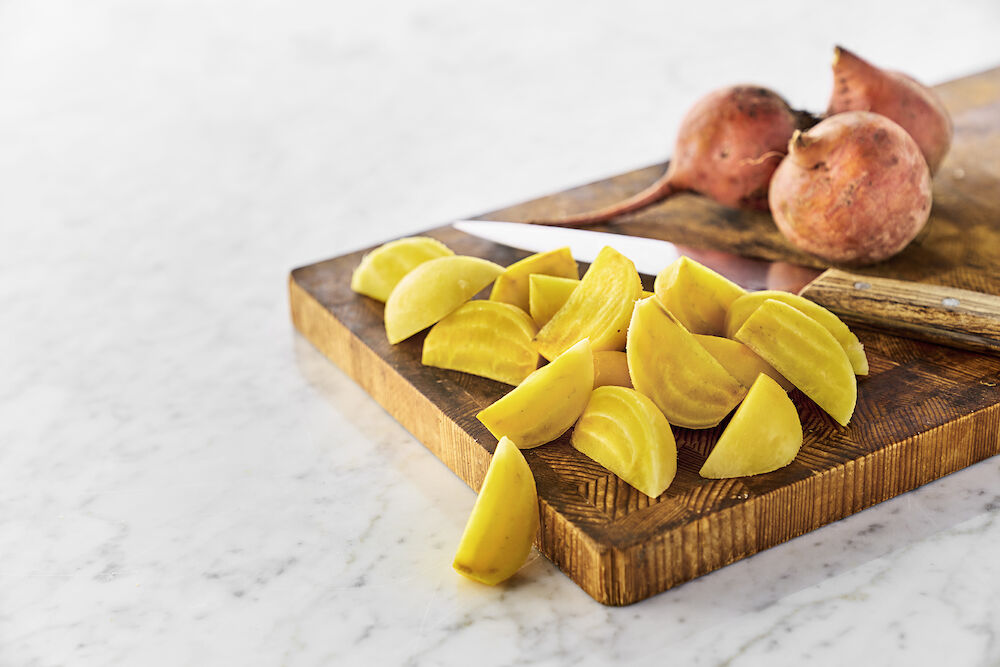 Gulbeta skalad klyftad 2 kg.