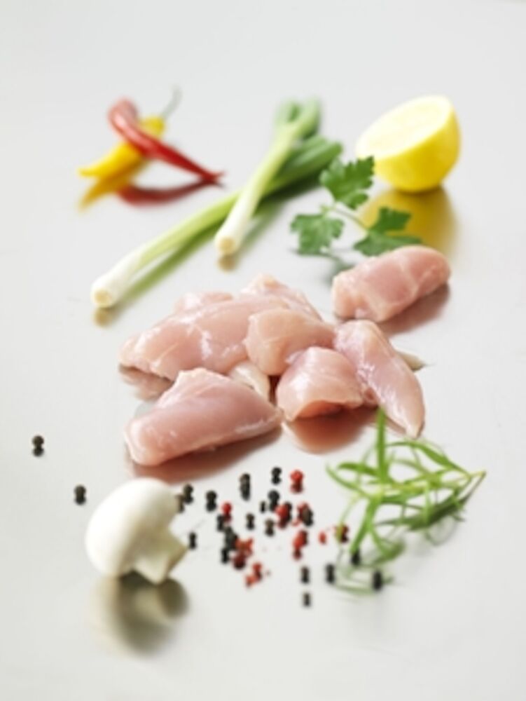 Kycklinggrytbitar mörad