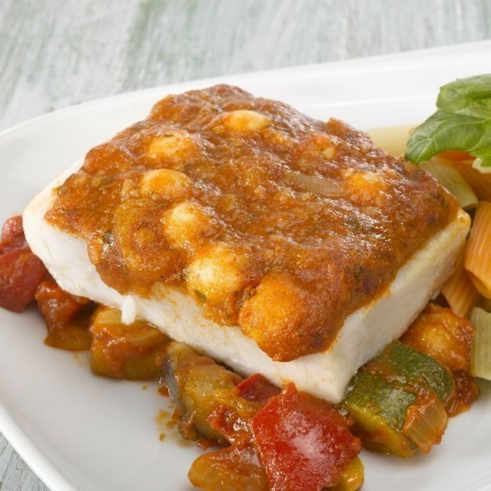 Fiskgratäng tomat mozzarella MSC