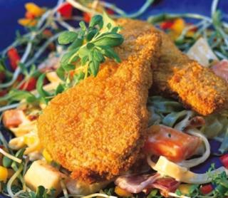 Kycklingkylett sprödbakad