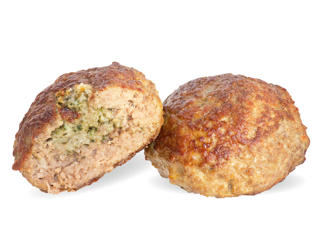 Fårfärsbiff fylld med vitlök och örtsmör, 130g