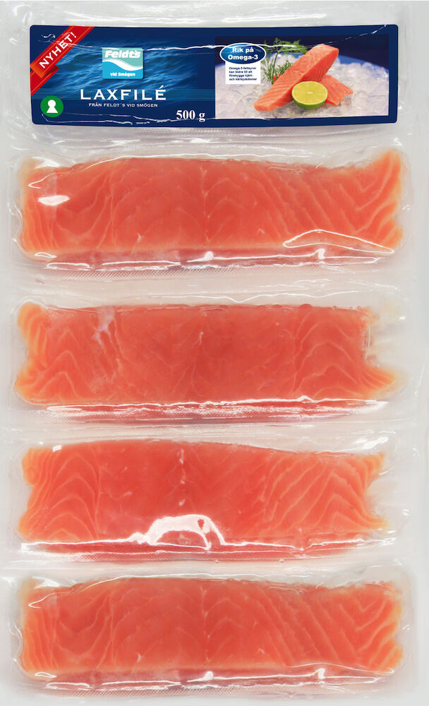 Laxfilé Portion Kedjepackad