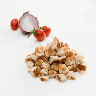 Salladskyckling tärnad, salt och peppar