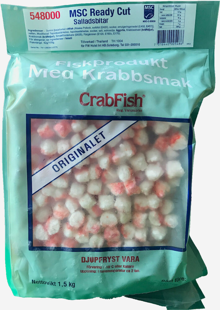 Crabfish bitar MSC
