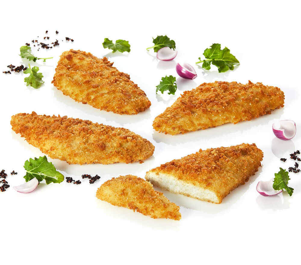 Gulskäddafilé dubbel sprödpanerad förstekt 
130-160 g MSC