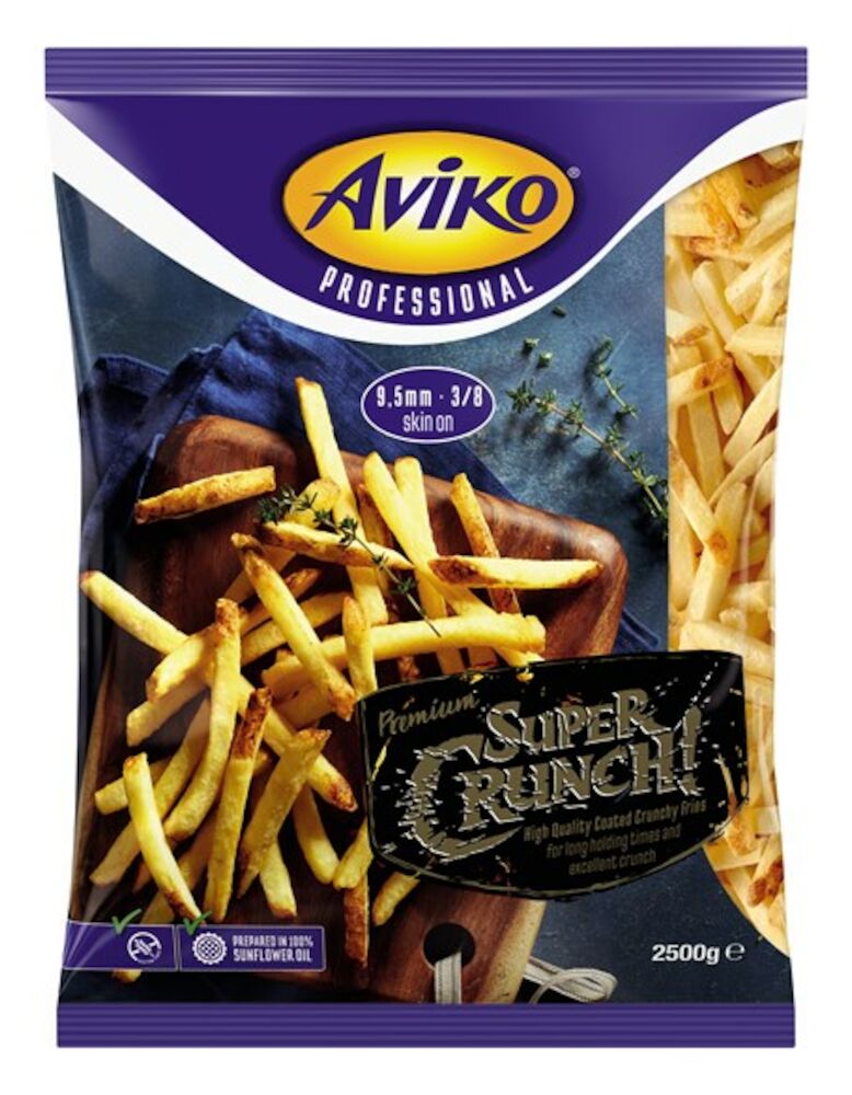 Pommes Super Crunch Med Skal 9,5 mm