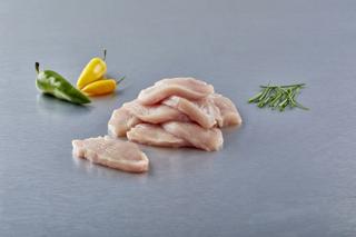 Kycklingfilé strimlad 12mm Halal