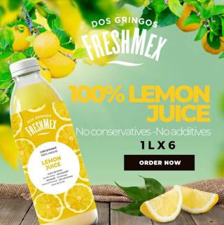 Citronjuice kallpressad