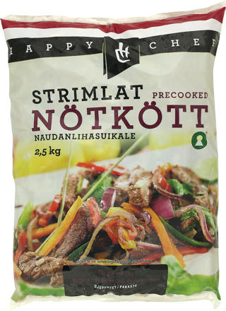 Strimlat Nötkött