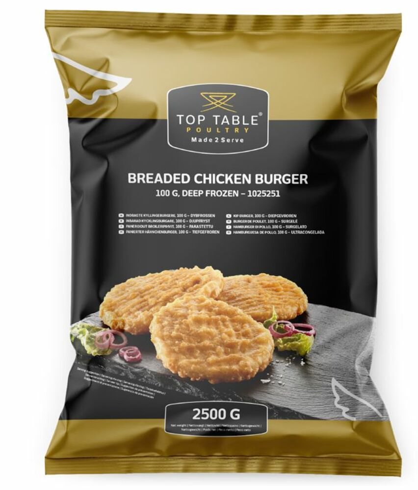 Inbakad Kycklingburgare 100 g