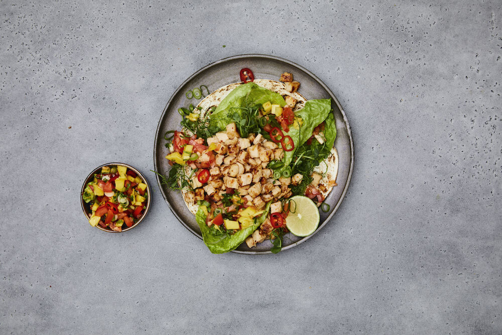 Grillad salladskyckling tärnad 12 mm