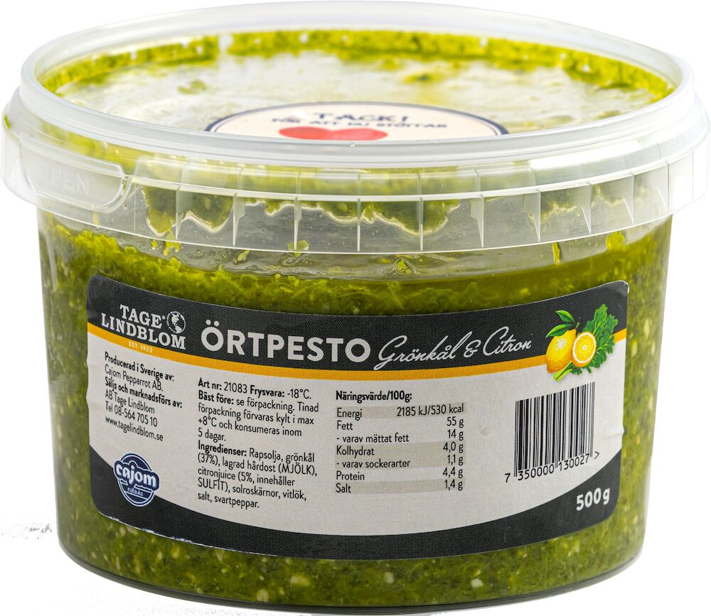Örtpesto Grönkål Citron