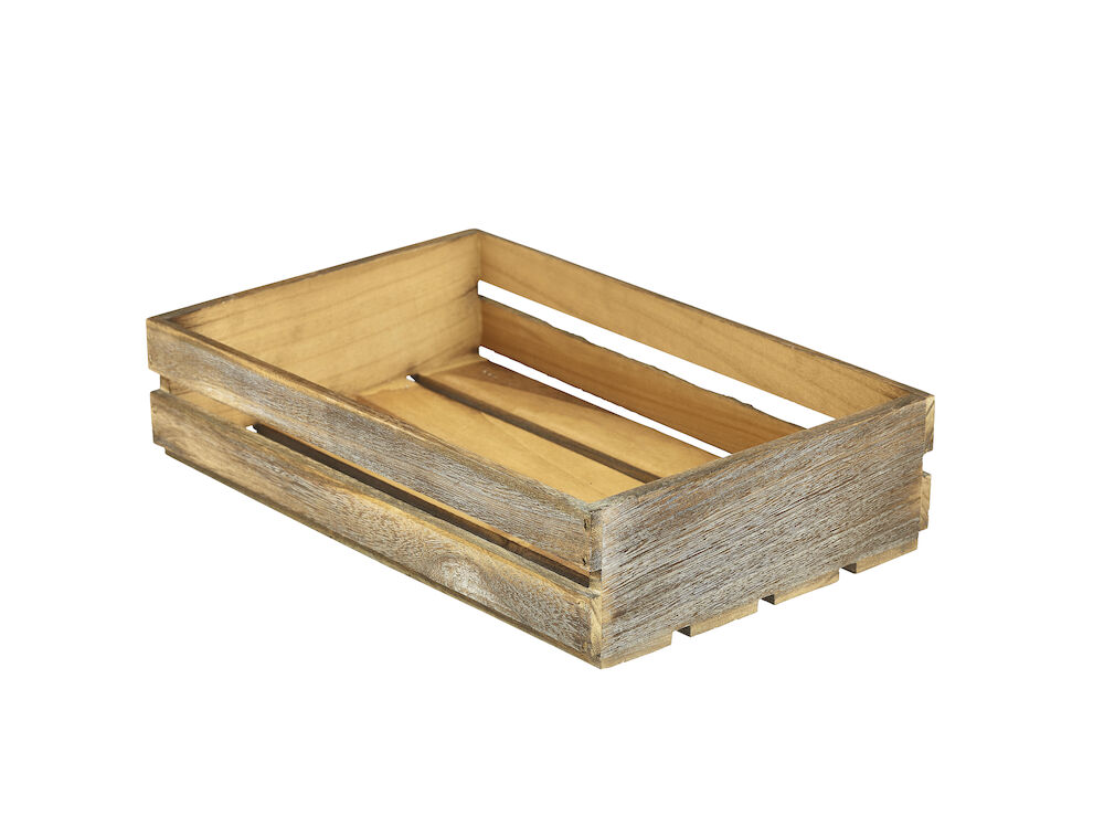 Trälåda mörk 35x23x8cm