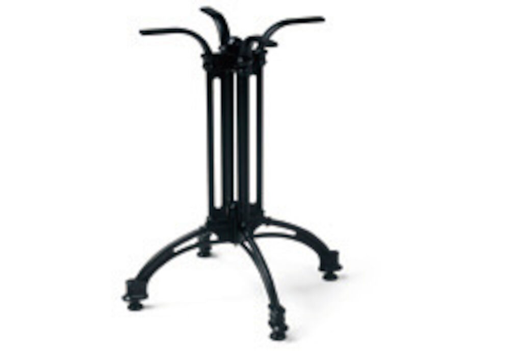 Bistro bordsstativ svartlackerad aluminium