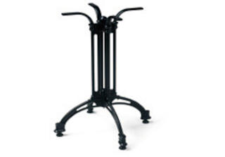 Bistro bordsstativ svartlackerad aluminium