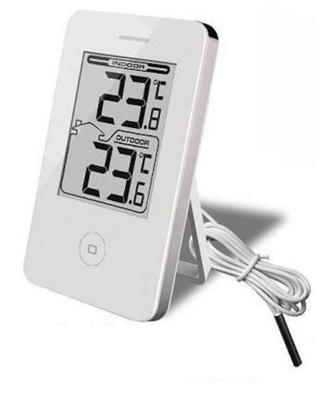 Digitaltermometer inne-10 +50°c ute -40 +70°c