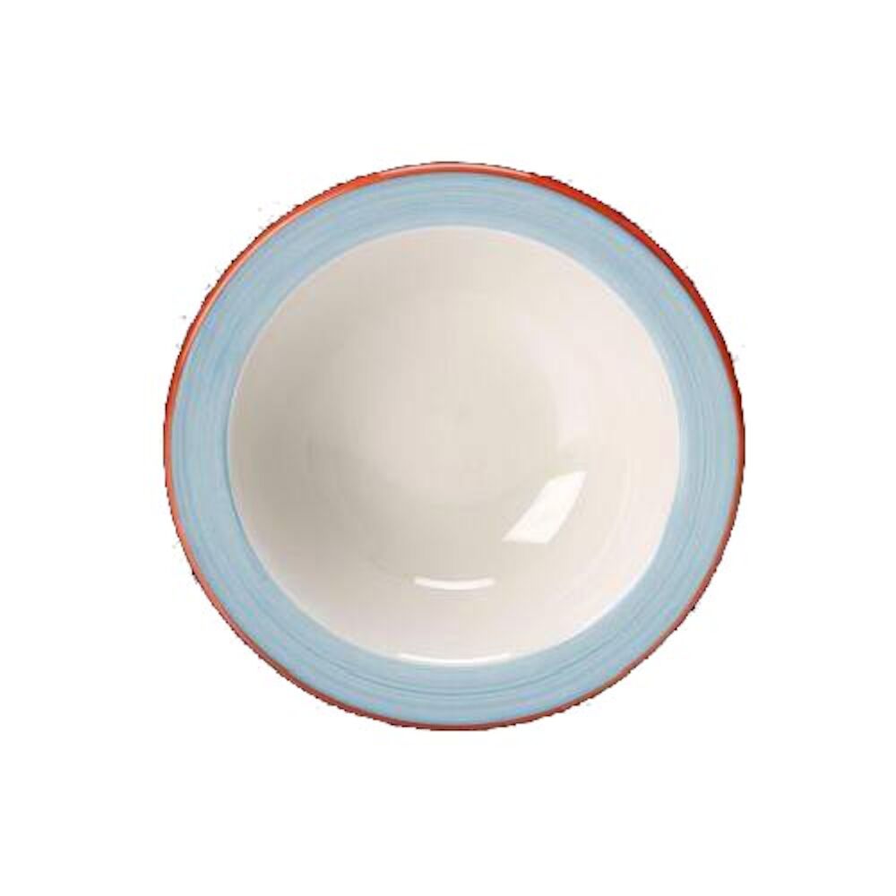 Rio blå tallrik djup Ø14cm