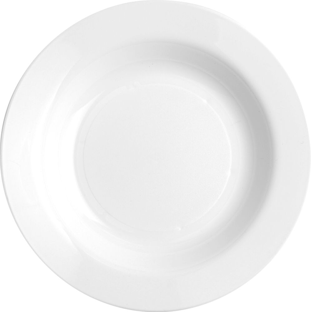 Progress tallrik djup Ø23,5cm vit PET