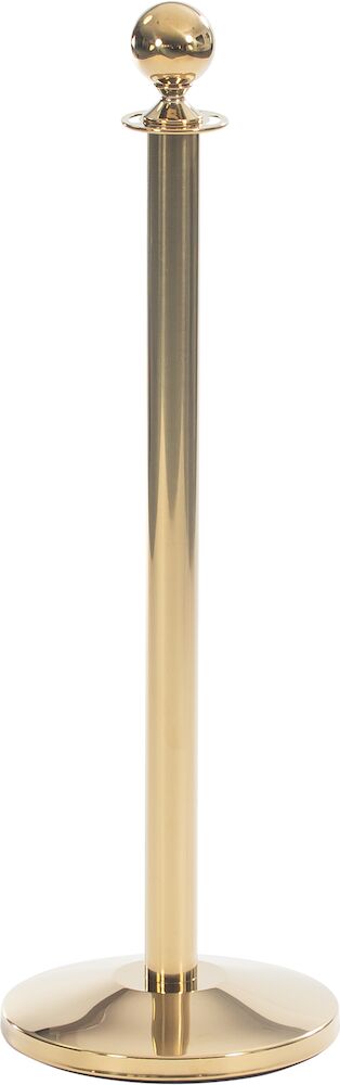 Stolpe Basic mässing med kula för rep