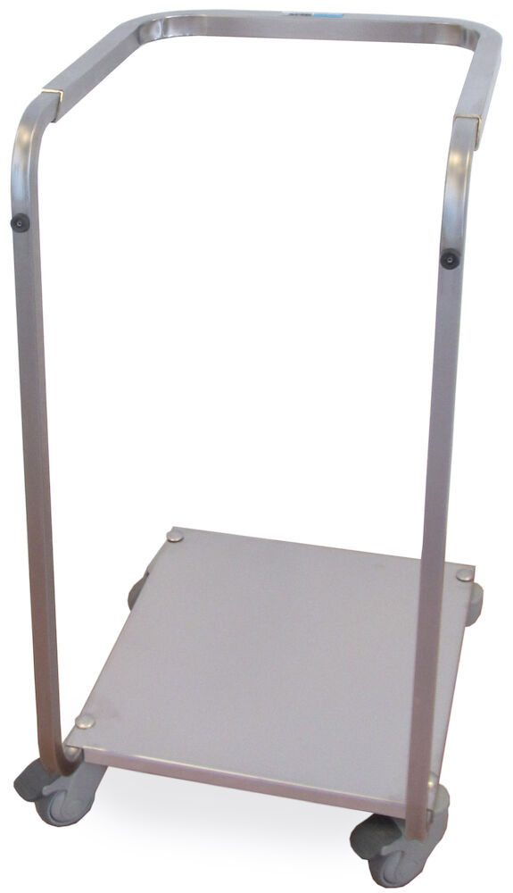 Säckvagn flexi rostfritt stål 125L 440x495x855mm