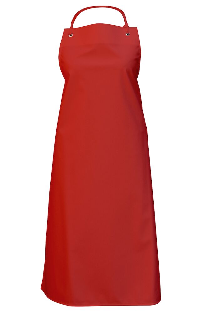 Bröstförkläde plast röd 75x100 cm