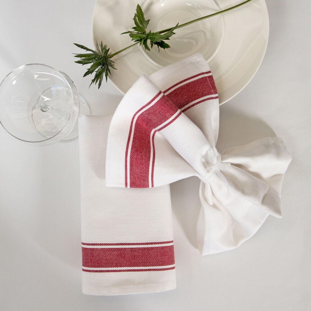 John servetthandduk röd 50x70cm