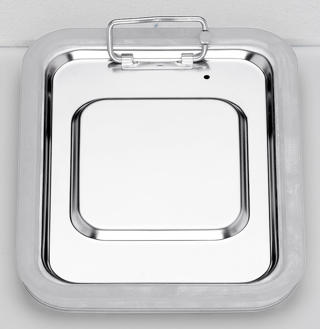 Lock med hermetisk tätning rostfri 1/2