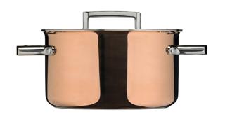 Gryta 3-lager koppar rostfritt 3,5L
