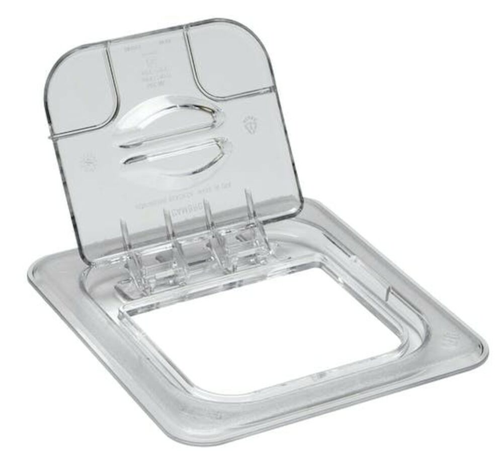 Lock vikbart polykarbonat transparent GN1/2