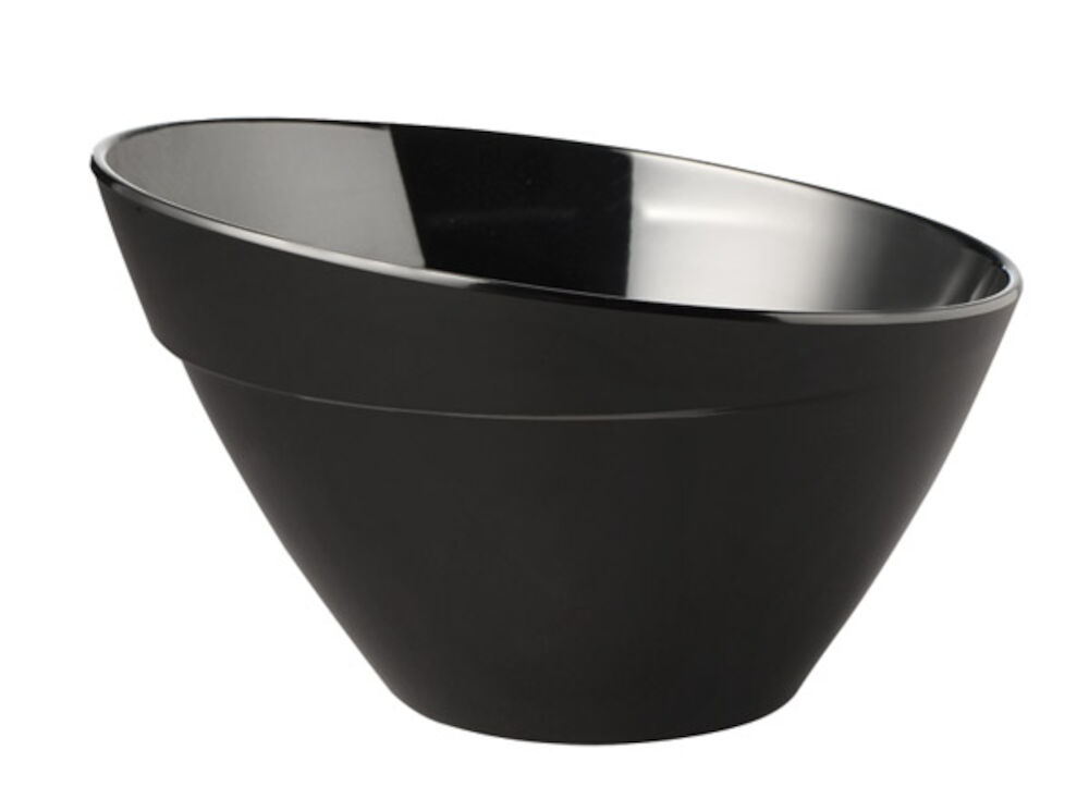 Skål svart melamin 21cm h13cm 1,5L