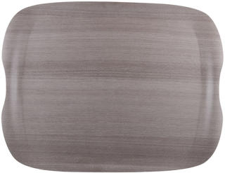 Bricka Earth Tray Wave grå 43x33cm
