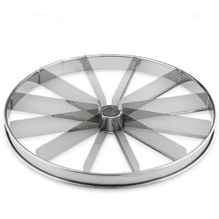 Tårtmarkör 12 bitar rostfri Ø33cm