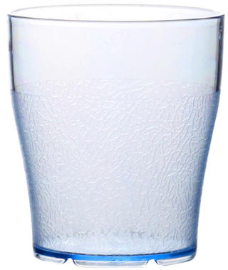 Progress glas plast ljusblå 24cl Ø72mm h82mm