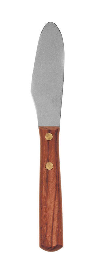 Smörkniv rostfri med träskaft 22cm