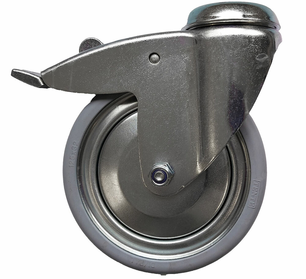 Bromsat hjul till H78 Ø125mm