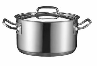 Kittel med lock rostfri Ø24cm 5L 13 cm