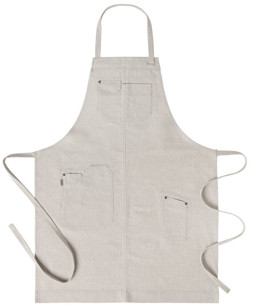 Bröstlappsförkläde 4079 beige 75x90cm