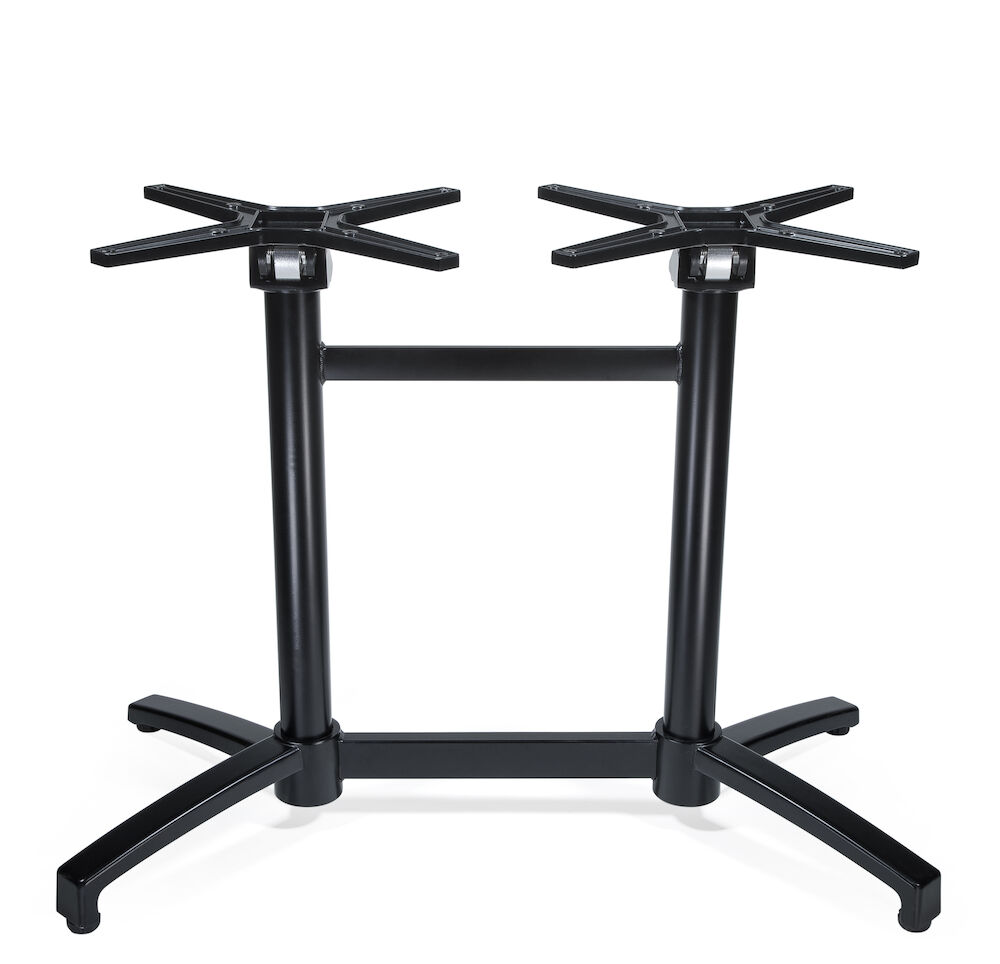 Bordsstativ rektangulärt fällbart svart