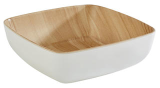 Frida skål vit/trämönstrad
melamin 16,5x16,5x5,5cm 0,85L