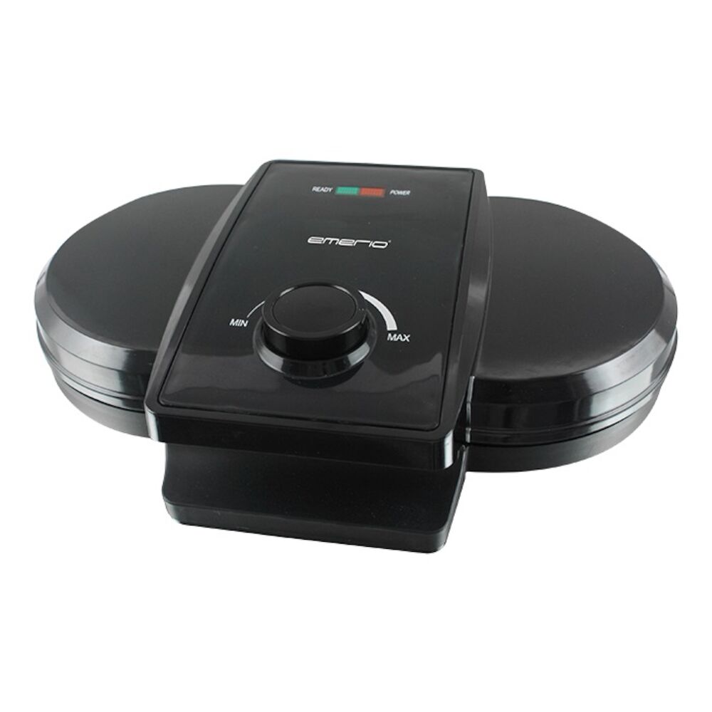 Våffeljärn dubbelt ,1300W, justerbar termostat,
nonstick beläggning