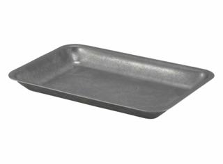 Vintage steel bricka 22x14x2cm