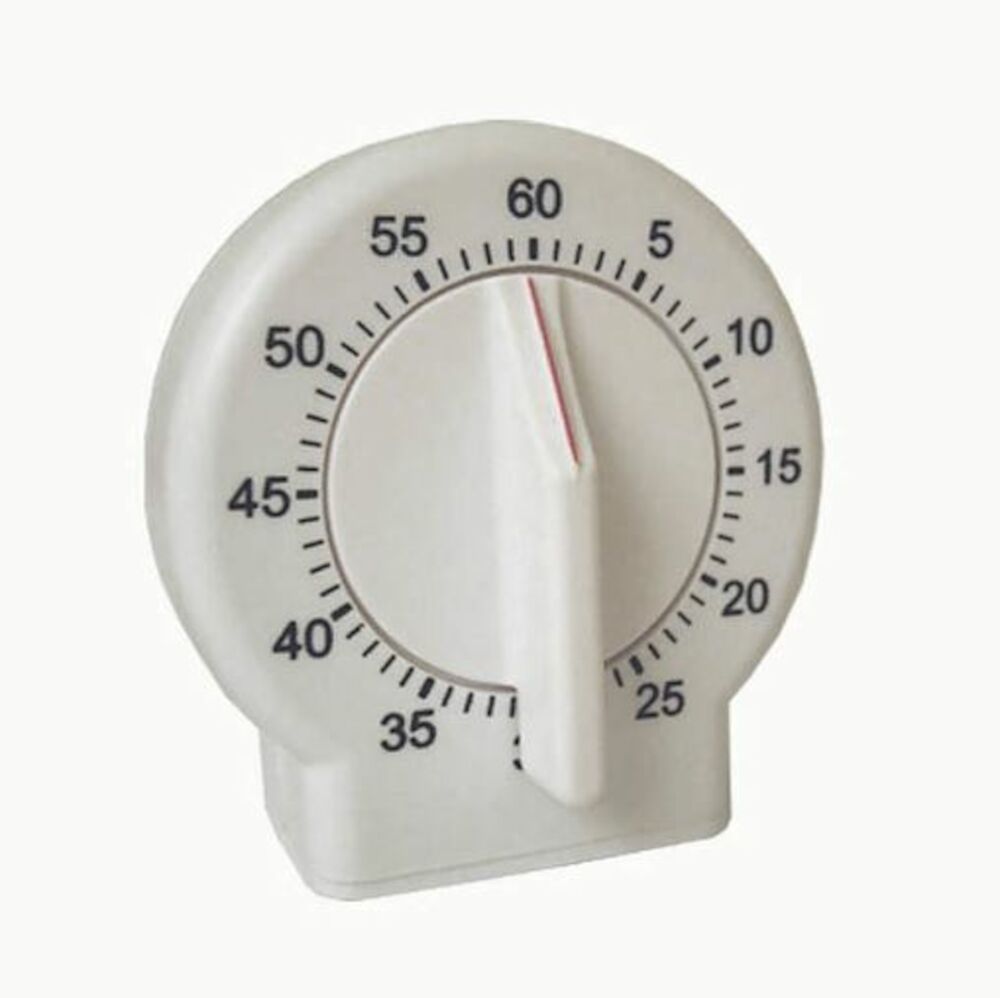 Kökstimer plast vit 60