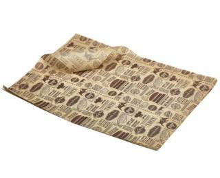 Serveringspapper Steak House brun/svart 35x25 cm