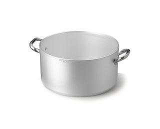 Kittel låg utan lock, 5 mm aluminium
Ø32 cm h18 cm 12,5 L